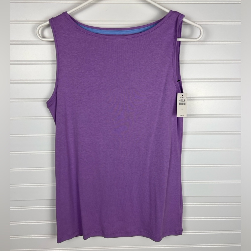 Talbots Purple Sleeveless Women's Top